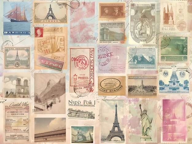 Postcards Around the World - A Global Guide to Iconic Postcards