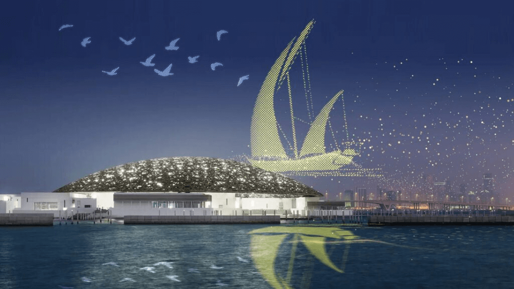 أبوظبي تكشف عن خططها لإقامة أكبر عرض ضوئي للطائرات بدون طيار في العالم