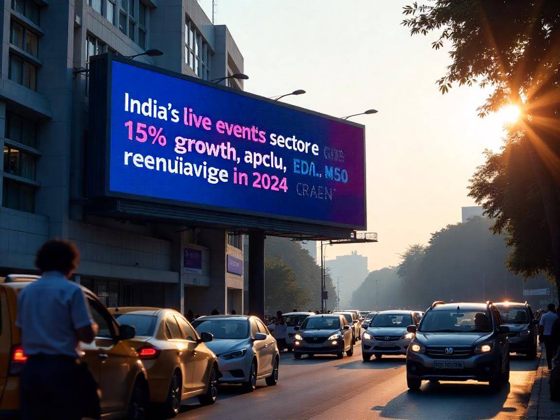 India’s Live Events Sector Experiences 15% Growth and Revenue Surge in 2024