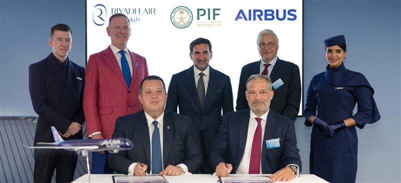 Riyadh Air's Order of Up to 50 Airbus A350-1000 Aircraft Boosts Travel Connectivity