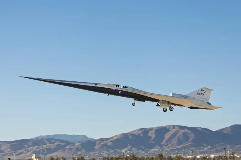X-59 Supersonic Aircraft Successfully Completes First Flight Demonstrating Quiet Boom Technology