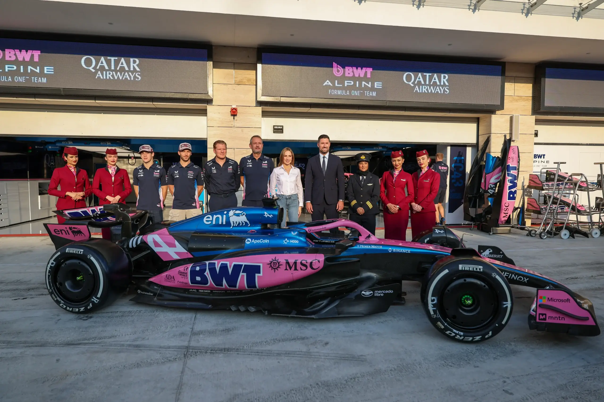 Qatar Airways Collaborates with BWT Alpine and Carmen Jorda to Boost Female Empowerment in Formula 1 and Aviation