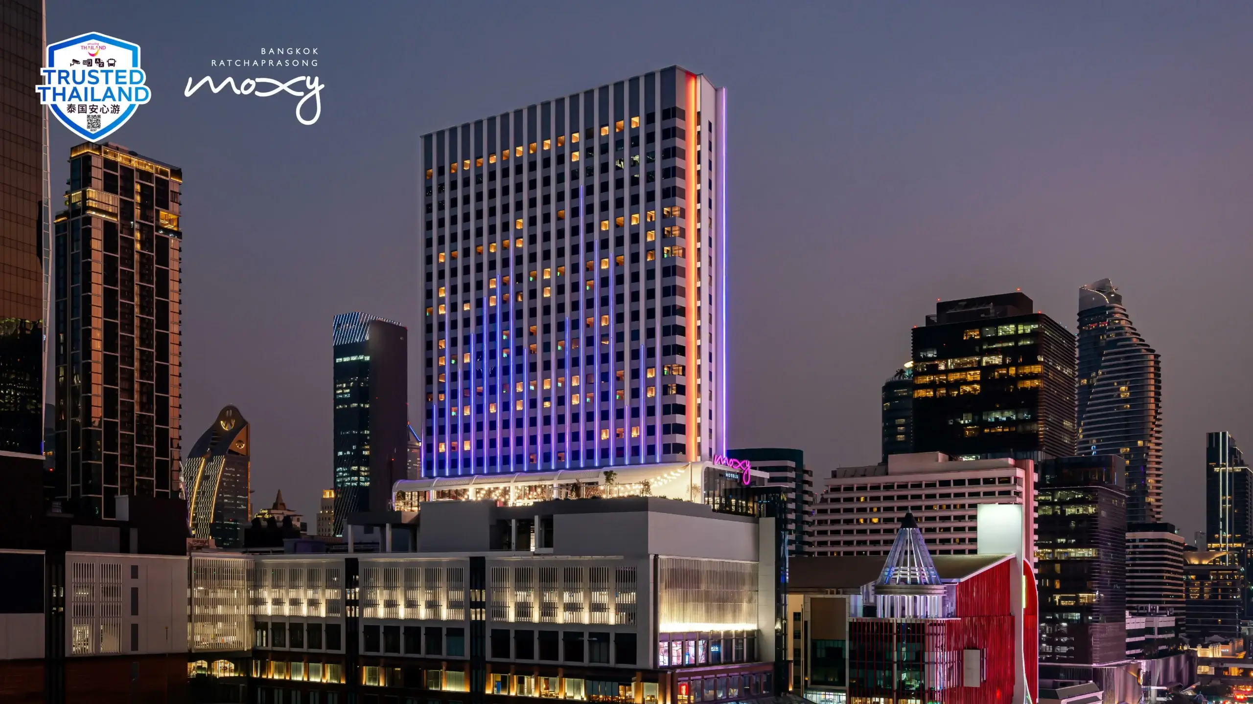 Moxy Bangkok Ratchaprasong Secures Trusted Thailand Certification for Safe and Confident Stays