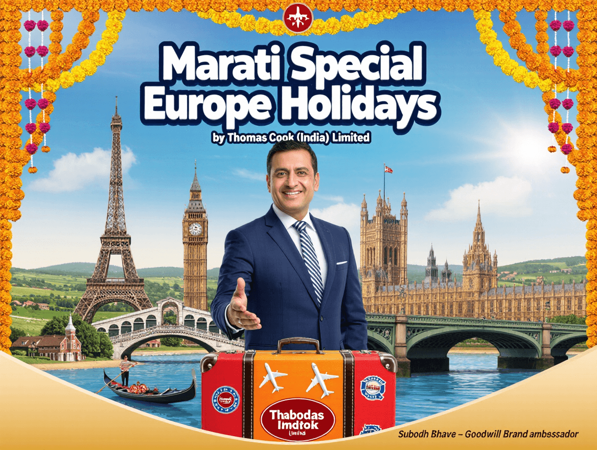 Marathi Special Europe Holidays by Thomas Cook (India) Limited with Subodh Bhave as Goodwill Brand Ambassador